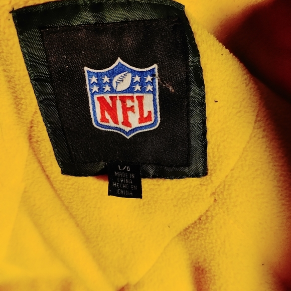 NFL G111 Apparel Insulated No Hood Green Bay Packers Size Large Jacket Zip up - Picture 7 of 13